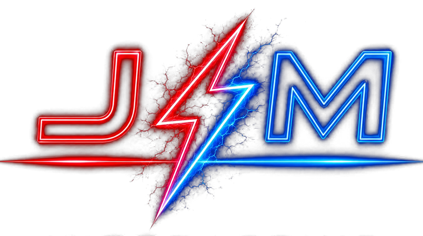 JSM Interactive neon logo